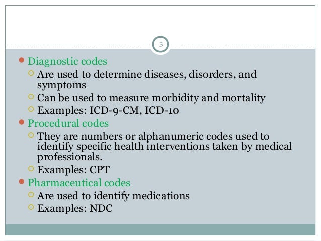 examples of medical coding
