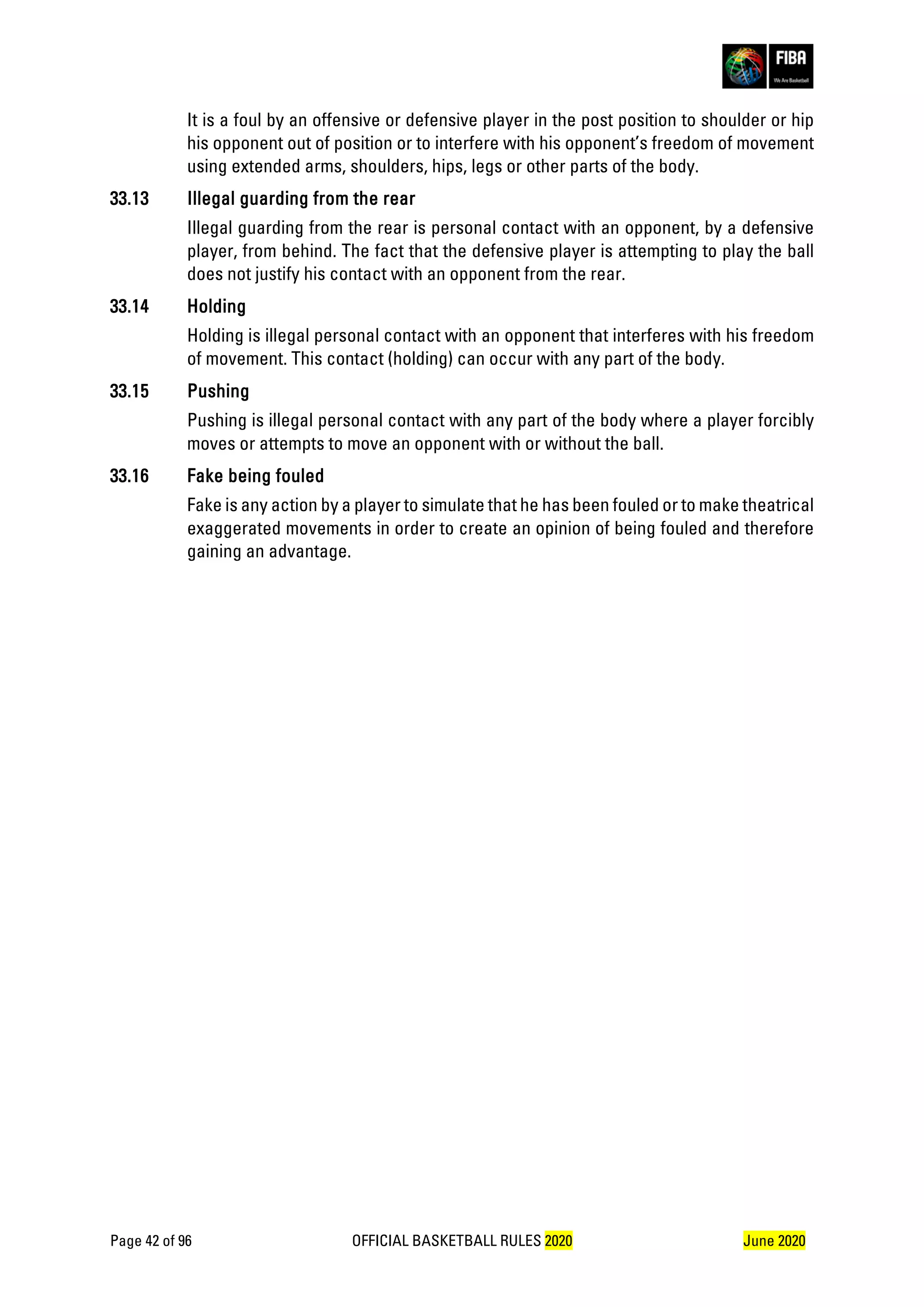 FIBA Official Basketball Rules 2020 (yellowtracking_v1.0) PDF