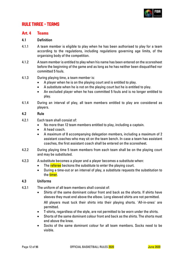 FIBA Official Basketball Rules 2020 (yellowtracking_v1.0) PDF
