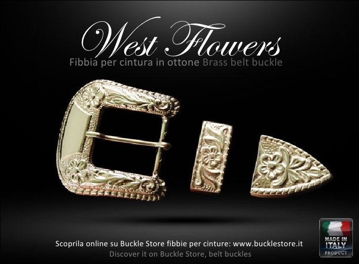 Fibbia Da Cintura In Pelle Western | Western And Cowboy - Foto 5