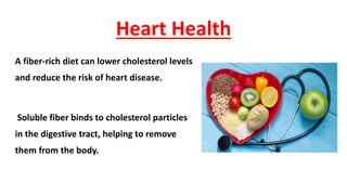 What is importance of Fiber the diet : Dr Sharda Jain | PPTX