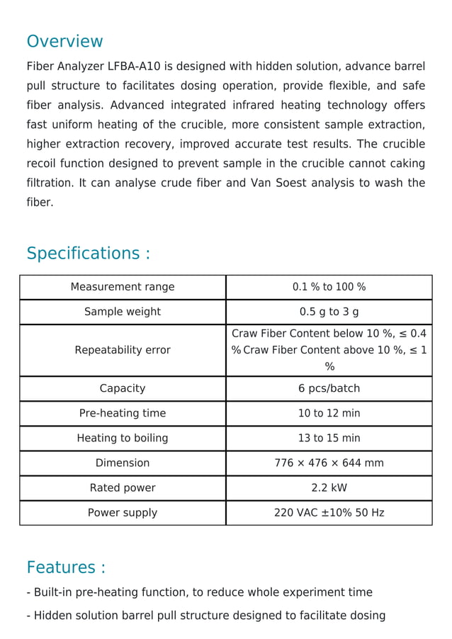 Fiber-Analyzer | PDF