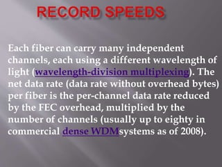 Fiber optic communication | PPTX