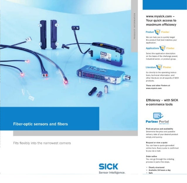 Sick Fibre Optic Sensors and Fibers