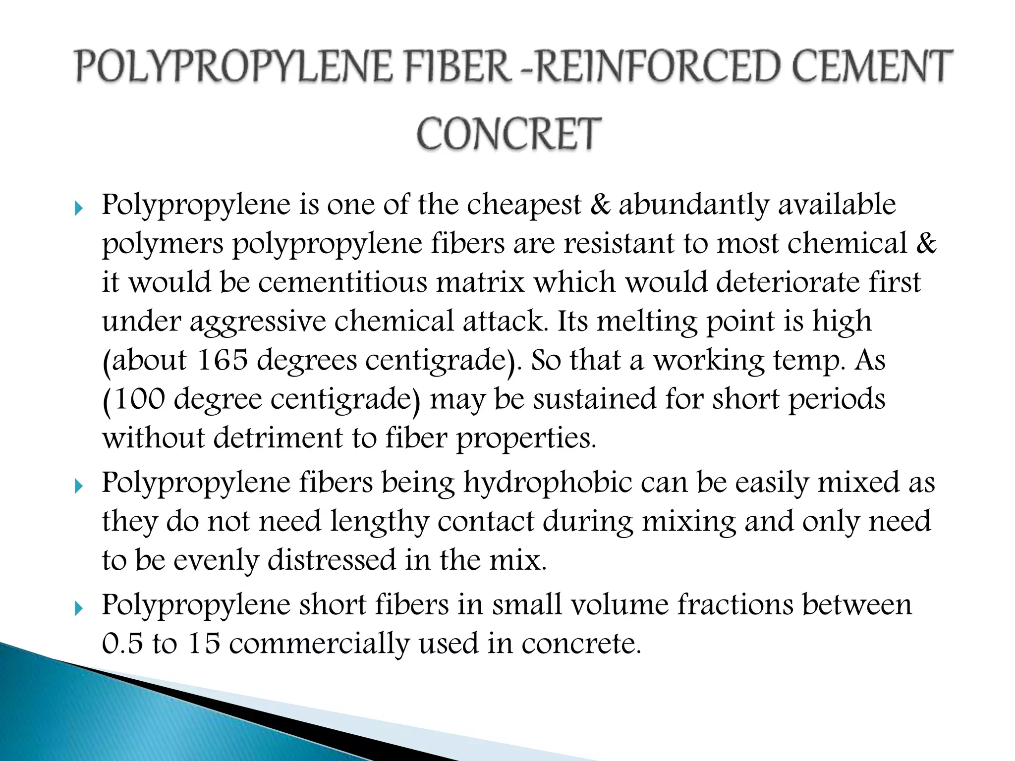Fiber reinforced concrete PPT