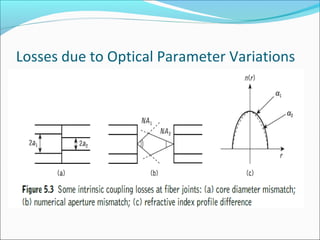 Losses due to Optical Parameter Variations
 