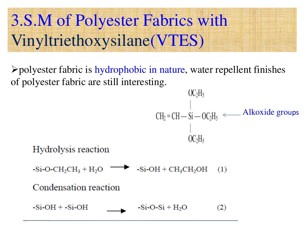 surface modification of polyester fabric
