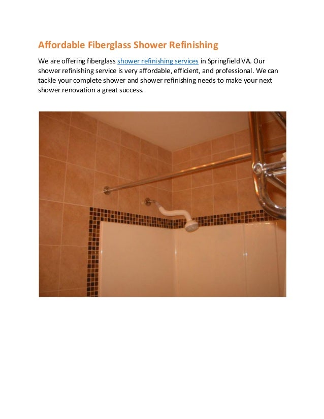 Fiberglass shower refinishing companies in springfield va
