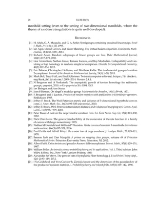 Ian Agol Math Random 3-manifolds | PDF
