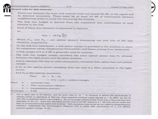 Optical Fiber losses and Link Budget.pdf