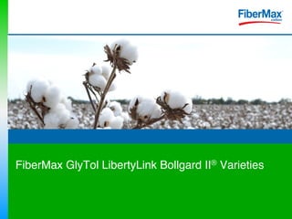 FiberMax GlyTol LibertyLink Bollgard II® Varieties 
"
 