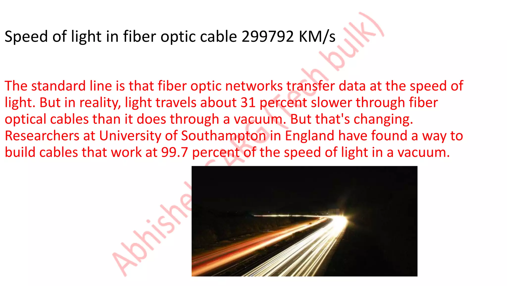 Fiber optic cable and its types including patchcables and connector ...