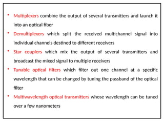 Comprehensive Overview of Fiber Optic Communications and Non ...