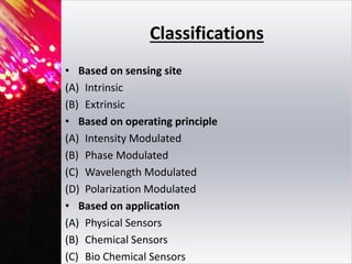 fiberoptics for the measurement of physical quantity | PDF