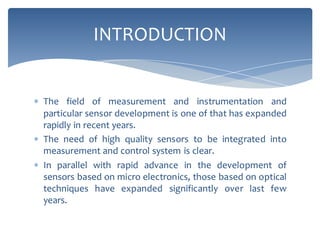 Fiber Optic Sensors | PDF