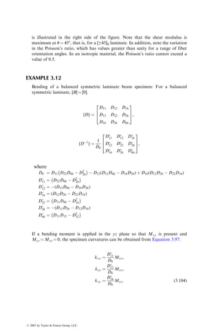 ¼ 36  106
(
Qmn)þ45 þ 36  106
(
Qmn)45 ,
Dmn ¼
1
3
(
Qmn)1 h3
1  h3
0
	 

þ (
Qmn)2 h3
2  h3
1
	 

þ (
Qmn)3 h3
3  h3
2
	 

  