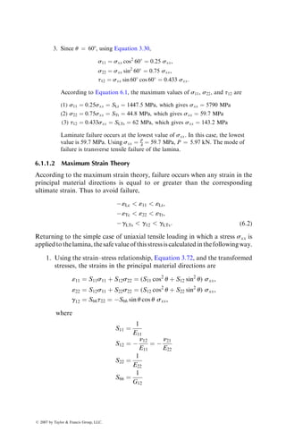 19. A.N. Dharia and N.R. Schott, Resin pick-up and fiber wet-out associated with
coating and pultrusion processes, Proceedings 44th Annual Technical Conference,
Society of Plastics Engineers, p. 1321, April (1986).
20. J.E. Sumerak, Understanding pultrusion process variables, Mod. Plast., 62:58 (1985).
21. M.A. Bibbo and T.G. Gutowski, An analysis of the pulling force in pultrusion,
Proceedings 44th Annual Technical Conference, Society of Plastics Engineers,
p. 1430, April (1986).
22. C.D. Hermansen and R.R. Roser, Filament winding machine: which type is best for
your application? Proceedings 36th Annual Conference, Society of the Plastics Indus-
try, February (1981).
23. J.F. Kober, Microprocessor-controlled filament winding, Plastics Machinery Equip-
ment, June (1979).
24. D. Brosius and S. Clarke, Textile preforming techniques for low cost structural
composites, Advanced Composite Materials: New Developments and Applications,
ASM International (1991).
25. C.W. Macosko, Fundamentals of Reaction Injection Molding, Hanser Publishers,
New York (1989).
26. R.K. Okine, Analysis of forming parts from advanced thermoplastic composite
sheet materials, SAMPE J., 25:9 (1989).
27. F.N. Cogswell, The processing science of thermoplastic structural composites, Int.
Polym. Proc., 1:157 (1987).
28. L.S. Penn, Physiochemical characterization of composites and quality control of
raw materials, Composite Materials: Testing and Design (Fifth Conference), ASTM
STP, 674:519 (1979).
29. R. Burns, K.S. Gandhi, A.G. Hankin, and B.M. Lynskey, Variability in sheet
molding compound (SMC). Part I. The thickening reaction and effect of raw
materials, Plast. Polym., 43:228 (1975).
30. C.M. Tung and P.J. Dynes, Chemorheological characterization of B-stage printed
wiring board resins, Composite Materials: Quality Assurance and Processing, ASTM
STP, 797:38 (1983).
31. M.L. Bromberg, Application of dielectric measurements to quality control, Pro-
ceedings Annual Technical Conference, Society of Plastics Engineers, p. 403, April
(1986).
32. W.H. Pfeifer, Computed tomography of advanced composite materials, Proceedings
Advanced Composites Conference, American Society for Metals, December (1985).
33. W.N. Reynolds, Nondestructive testing (NDT) of fibre-reinforced composite mater-
ials, Mater. Des., 5:256 (1985).
34. T.J. Fowler, Acoustic emission testing of fiber reinforced plastics, American Society
of Civil Engineers Fall Convention, Preprint 3092, October (1977).
35. J. Awerbuch, M.R. Gorman, and M. Madhukar, Monitoring acoustic emission
during quasi-static loading=unloading cycles of filament-wound graphite=epoxy
laminate coupons, First International Symposium on Acoustic Emission from
Reinforced Composites, Society of the Plastics Industry, July (1983).
36. C.H. Adams, Recommended practice for acoustic emission testing of fiberglass
reinforced plastic tanks=vessels, Proceedings 37th Annual Conference, Society of
the Plastics Industry, January (1982).
37. M.A. Hamstad, A review: acoustic emission, a tool for composite materials studies,
Exp. Mech., 26:7 (1986).
ß 2007 by Taylor  Francis Group, LLC.
 
