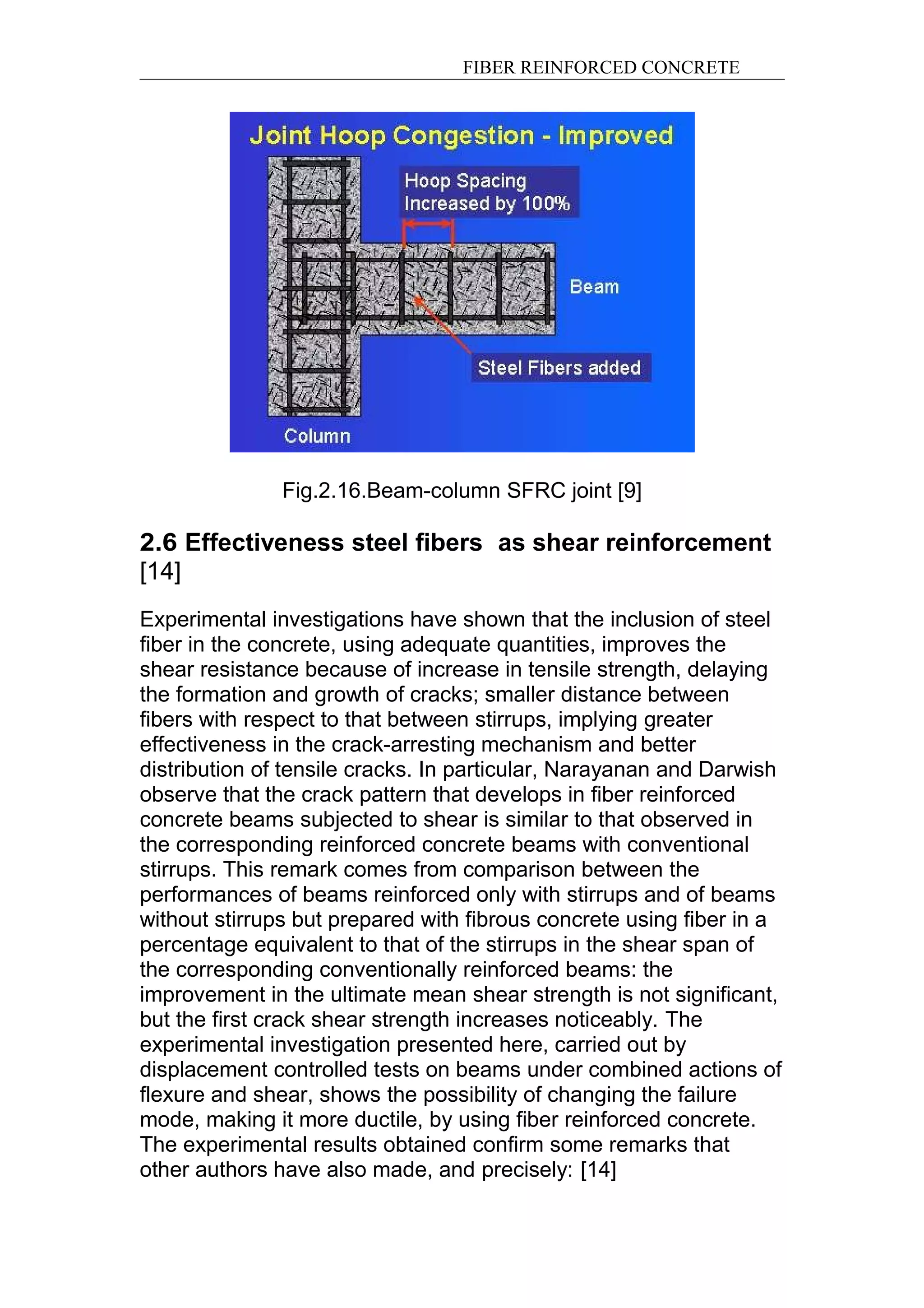 Fiber reinforcement concrete | DOC | Science