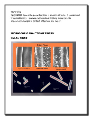 Fiber Analysis Patterns Identification Fibers report | DOCX