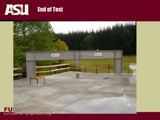 FULTON
s c h o o l o f e n g i n e e r i n g
End of Test
 