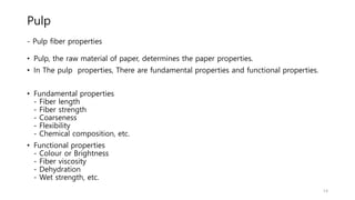 Fibers in paper | PPTX