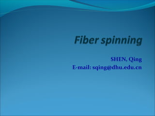 SHEN, Qing
E-mail: sqing@dhu.edu.cn
 