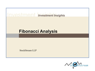 Investment InsightsInvestment Insights
Fibonacci Analysis
StockStream LLP
 