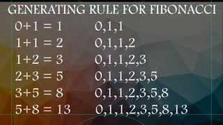 FIBONACCI SEQUENCE TOPIC IN SUBJECT CALCULUS | PDF