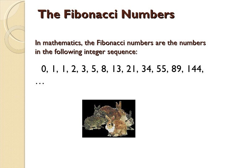 Fibonacci sequence