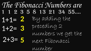 FIBONACCI SEQUENCE AND THE GOLDEN RULE.pptx