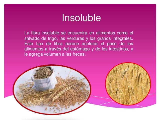 alimentos con fibra insoluble la fibra alimentos con fibra insoluble la fibra