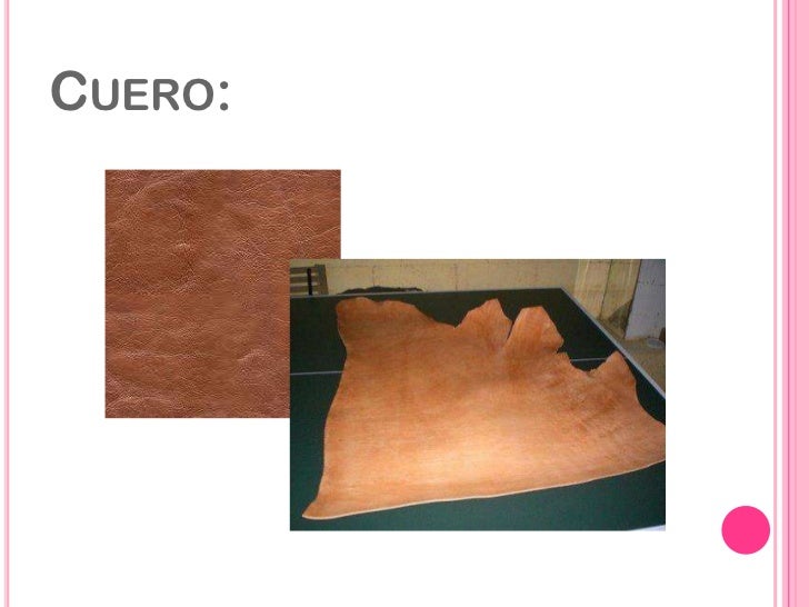 Resultado de imagen para fibras textiles de cuero