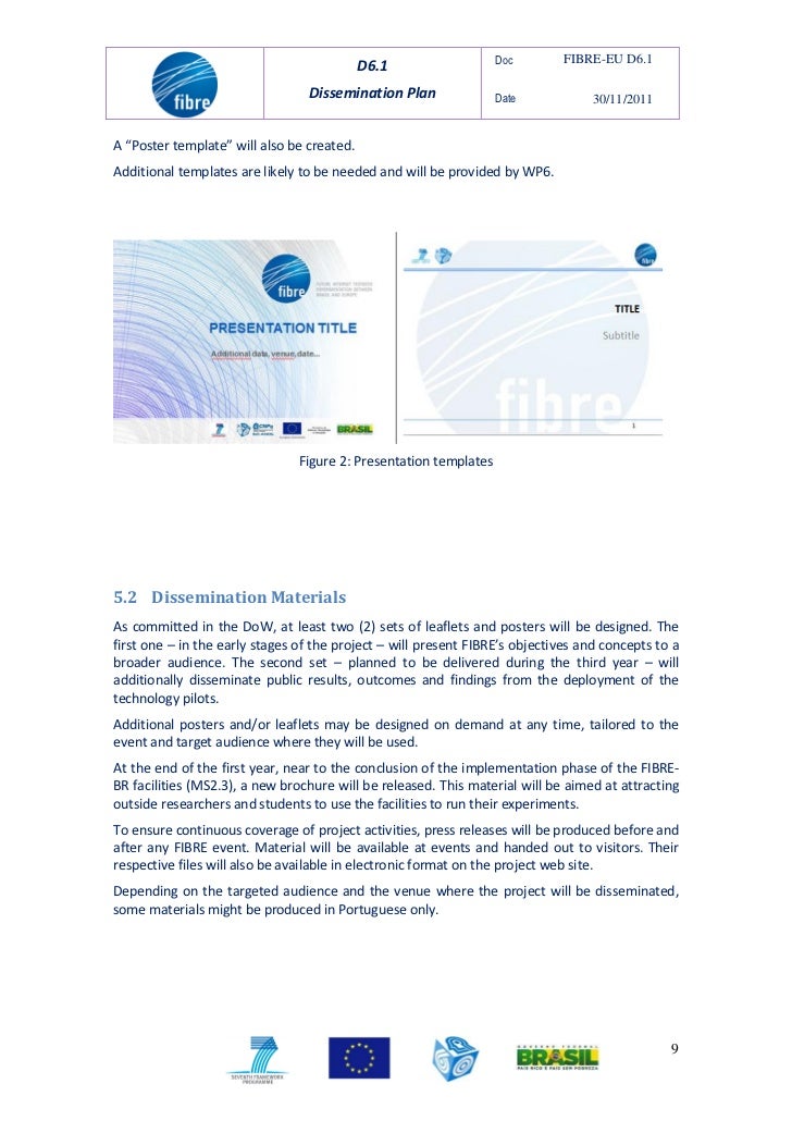 Dissemination examples picture