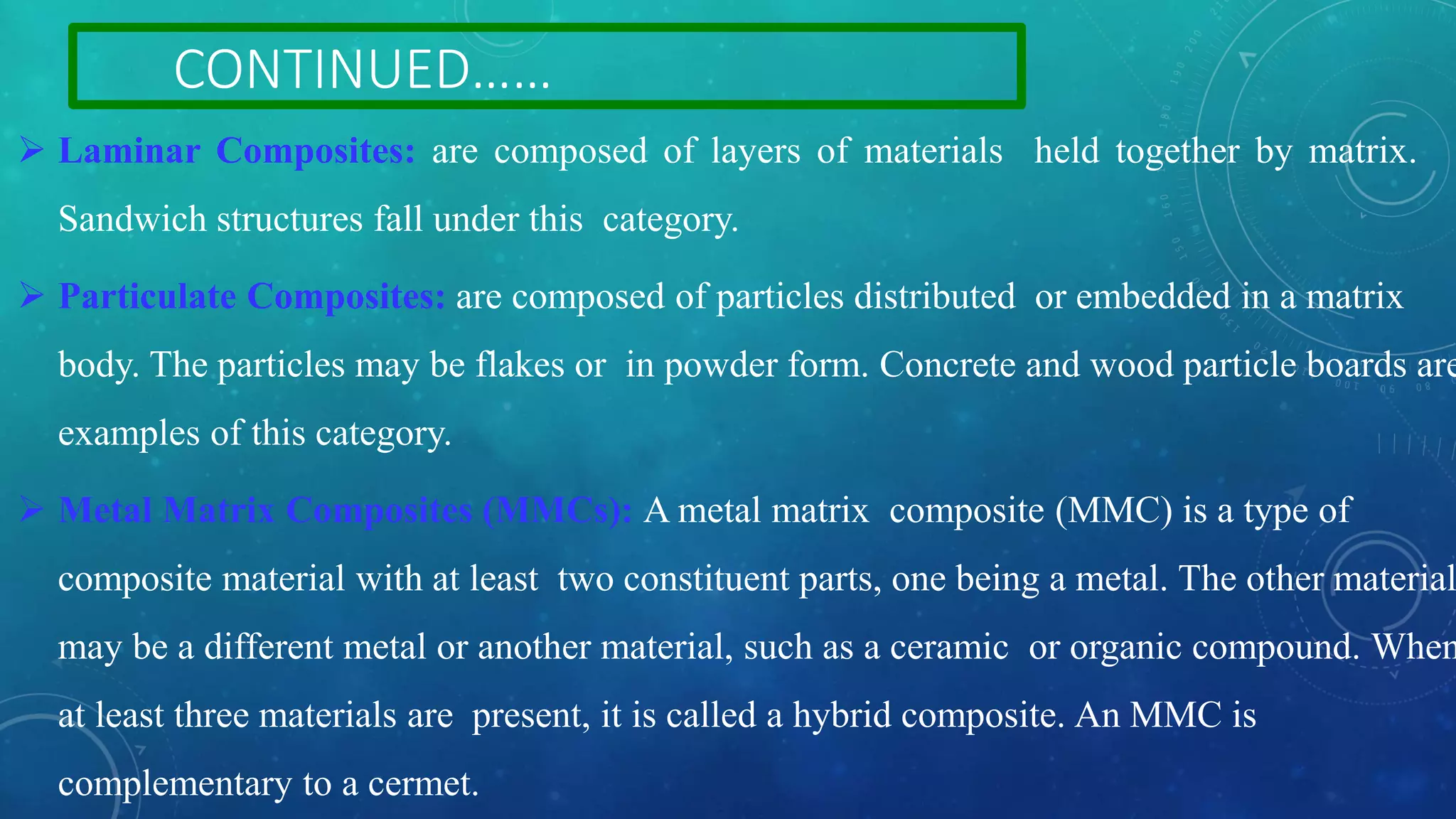 Fibre reinforced composites 3 | PPTX