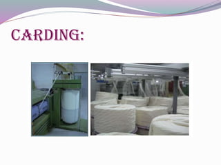 Carding:
 