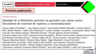 Caso clínico 1. Fibrilación auricular y cáncer Cristina Mitroi
Próxima publicación
 