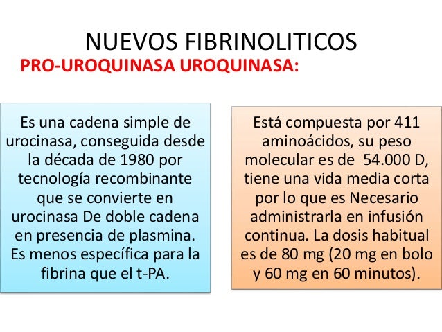 Fibrinoliticos