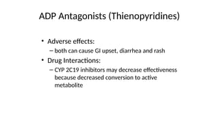 Fibrinolytic and antiplatelet drugs.pptx