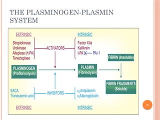 3
THE PLASMINOGEN-PLASMIN
SYSTEM
 