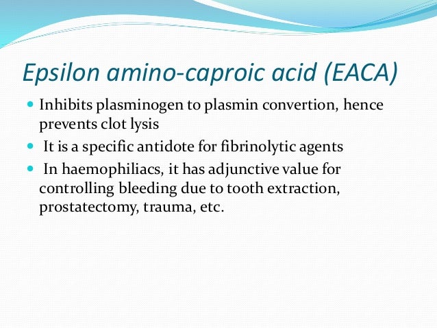 Fibrinolytics And Antifibrinolytics - 