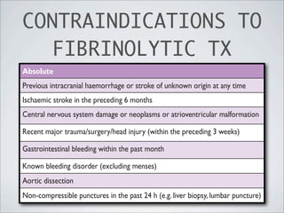 Fibrinolytic Therapy | PPT