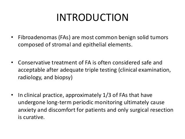 fibroadenoma of breast