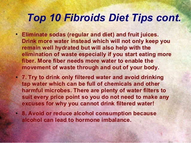 Diet Uterine Fibroids