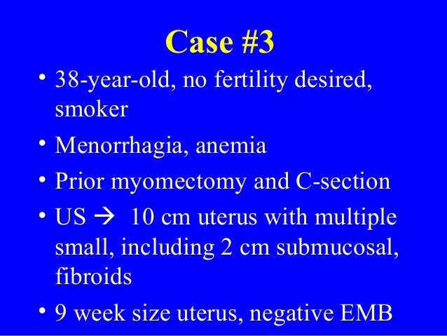 fibroid update lecture 2013