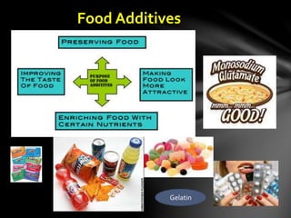 Food Additives
Gelatin
 