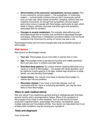 Fibromyalgia Syndrome  Fms