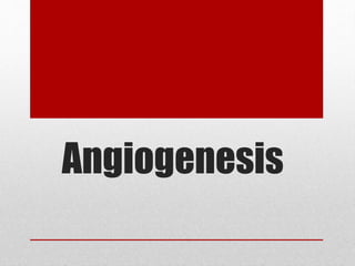 Angiogenesis
 