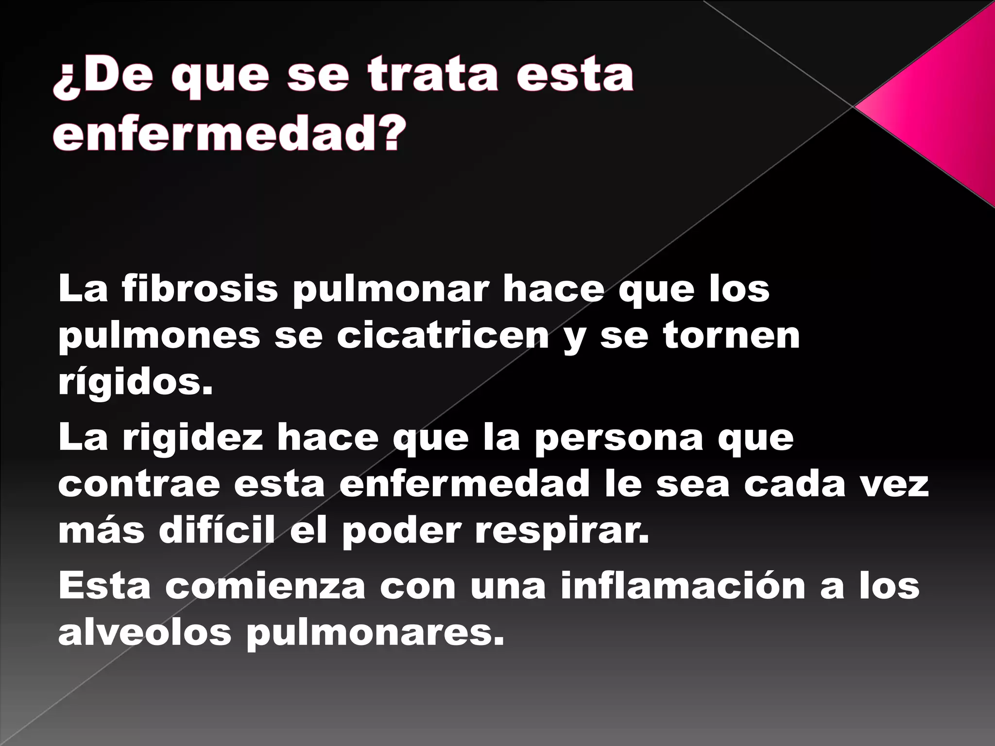 Fibrosis pulmonar | PPTX