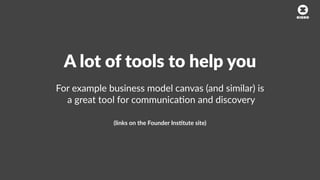 Founder Institute - Business Model mentoring session | PPT