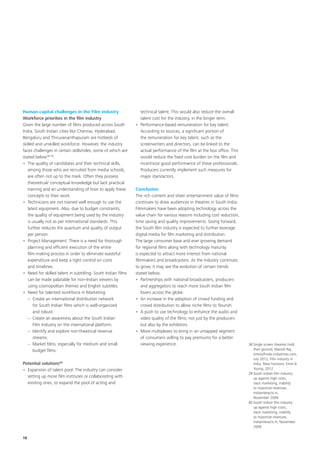 FICCI- Deloitte report - ‘Media & Entertainment in South India - the ...